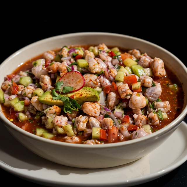 Shrimp Ceviche.